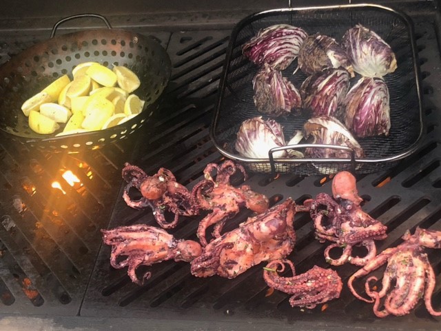 How to Grill Baby Octopus